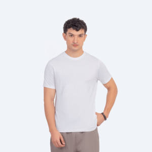 OEM, venta al por mayor de alta calidad, 100% algodón, camisetas para hombre, Impresión de logotipo personalizado, opciones de talla grande, camiseta lisa personalizable para hombre - Product Image 2
