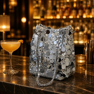 Sac Seau à Chaîne à Paillettes pour Femme, Nouveau Style 2026, Sac à Bandoulière Tendance, Sac de Soirée et de Fête - Product Image 3