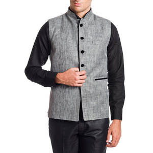 Gilet pour hommes de qualité supérieure sur mesure gilet vêtements d'extérieur en toile pour fêtes mariages disponibles en différents styles en gros - Product Image 1