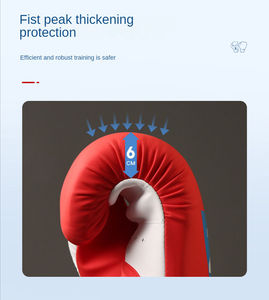 ถุงมือต่อยมวยหนังแท้สไตล์ไทยใส่เล่นกีฬากระสอบทรายสำหรับเด็กถุงมือเล่นฟิตเนสปรับแต่งโลโก้ได้ - Product Image 5