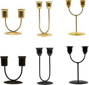 Bougeoir en métal fantaisie de bonne qualité Nouveau design Bougeoir de luxe pour la décoration intérieure pour Noël - Product Image 4