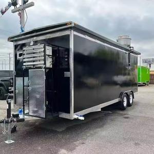 2025 remolques de camiones de comida rápida móviles personalizados totalmente equipados carrito de comida de helado de café camión de comida con cocina - Product Image 1
