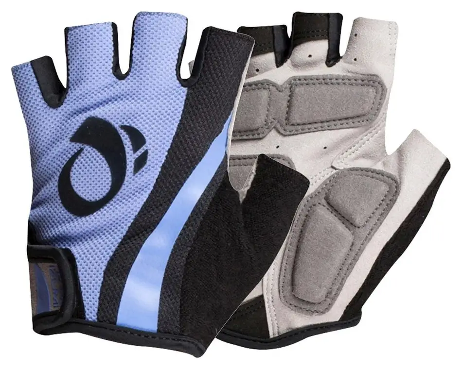 Outdoor Bike Riding Bicycle Gloves Polyester Spandex PVC Hard Shell Reflective Shinning Fabric Half Finger Gloves
