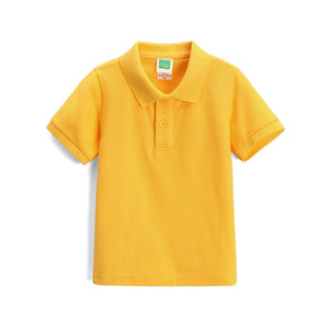 เสื้อโปโลสำหรับเด็กผ้าฝ้าย65% 10สีสำหรับผู้ชายเสื้อโปโลผ้าฝ้ายระบายอากาศได้ดีเหมาะสำหรับฤดูร้อน - Product Image 4