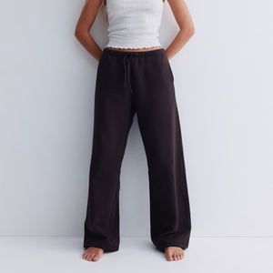 กางเกงวอร์มขาบานสำหรับผู้หญิงชุดวอร์มกางเกงจั๊มเปอร์แบบหลวมโอเวอร์ไซส์สำหรับออกกำลังกาย - Product Image 6