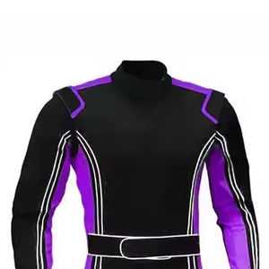Piel de vaca 100% cuero moto Suite diseño personalizado proteger el cuerpo engranaje cómodo impermeable a prueba de viento traje de moto - Product Image 4