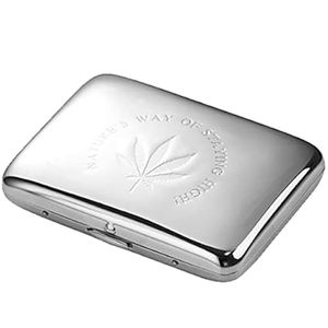 Caja de puros de Metal de latón con aspecto Vintage, estuche de almacenamiento de cigarrillos, accesorios para fumar, el mejor regalo para fumador - Product Image 6