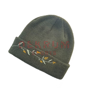 2026 Custom Winter Unisex Designer Knit Beanie <b>Hats</b> with Image Style Adjustable High Quality Fabric - Product Image 2