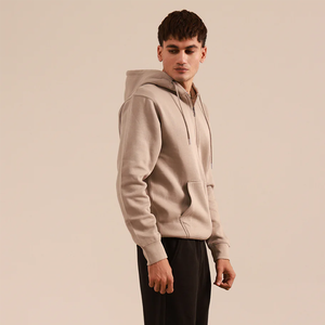 Sudadera con Capucha Personalizada para Hombre, Corte Ajustado, Lavada, Desgastada, Bordada, de Forro Polar, 100% Algodón, de Alta Calidad, Ecológica y Transpirable - Product Image 3