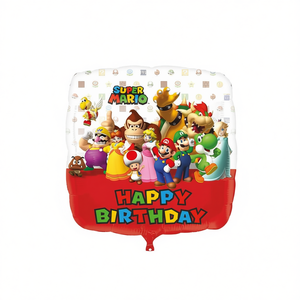 Ballon en aluminium Super Mario 43 cm, décorations de fête d'anniversaire - Product Image 3