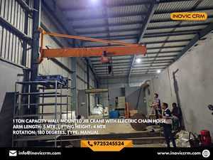 สินค้าขายดีประจำปี 2026 เครนจิ๊บ รับน้ำหนัก 0.5 - 5 ตัน สำหรับงานหนัก |   เครนยกวัสดุอุตสาหกรรมสำหรับใช้งานในอุตสาหกรรม - Product Image 4