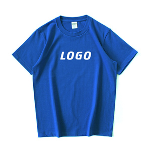 Diseño de logotipo personalizado 100% Camiseta de cuello redondo de algodón Camisetas de Jersey casuales para hombres con opciones de tamaño y color Patrón sólido - Product Image 3