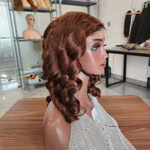 Perfect Bounce Bouncy <b>Curly</b> <b>Human</b> <b>Hair</b> <b>Wig</b> <b>Hair</b> Extensions - Product Image 4