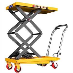 Plataforma Hidráulica Manual Móvil, Plataforma Elevadora de Tijera <span class=keywords><strong>para</strong></span> Vehículos, Plataforma Elevadora Pequeña Manual, Elevador Móvil - Product Image 4