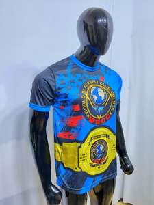 Directo de fábrica UPF 50 + Impresión personalizada Camiseta Dry Fit para hombres Maratón Evento Poliéster Tejido de punto Técnica de sublimación - Product Image 3