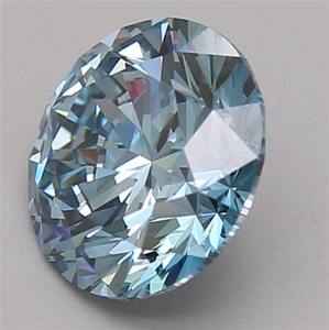 เพชรทรงกลม2.07ct สีฟ้าสดใสแฟนซี VVS1ปลูกในห้องปฏิบัติการ - Product Image 2