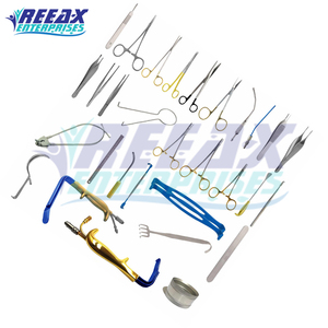 Ensemble complet de 31 pièces pour abdominoplastie personnalisée, en acier inoxydable, manuel, réutilisable, certifié CE, ensemble d'instruments de chirurgie plastique REEAX - Product Image 4