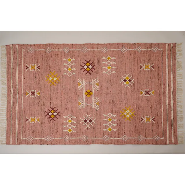 Indian Exporter's Handmade Woven Jute Area Rug and Carpet Mat Modern Rectangular Style with Thick Persian Pattern Washable