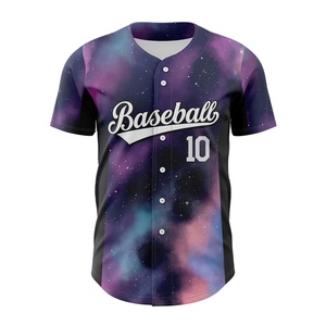 Maillot de baseball personnalisé en polyester pour homme, sublimation, maillot de softball uni, maillot de baseball sur mesure - Product Image 1