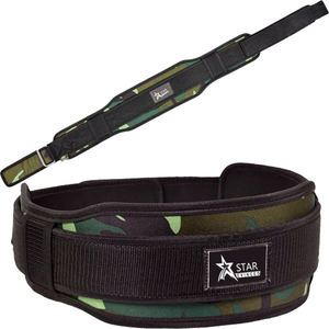 Soporte de cintura resistente de neopreno unisex, logotipo personalizable, cinturones de fitness para gimnasio, equipo de seguridad para levantamiento de pesas - Product Image 2