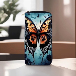 <span class=keywords><strong>Portafoglio</strong></span> Trendy 2026 per <span class=keywords><strong>Donna</strong></span> con Motivo a Farfalla <span class=keywords><strong>Rosa</strong></span>, Fermasoldi Magico per Signore - Product Image 2