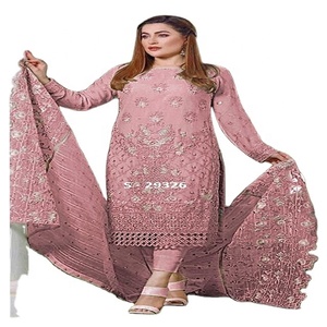 Pakistani Salwar Kameez Women's Indian <b>Dress</b> <b>Wedding</b> Wear with Lace Decoration Available at Wholesale Price - Product Image 1