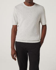 Sudadera de Punto Transpirable para Hombre, Estilo Moderno, Ajuste Holgado, Mangas Cortas, Esencial para el Invierno - Product Image 1