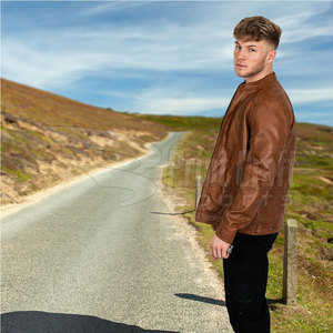 In Stock Custom Design <b>Men</b> <b>Leather</b> Winter <b>Jacket</b> New Style Waterproof <b>Men</b> <b>Leather</b> <b>Jacket</b> For Adult - Product Image 6