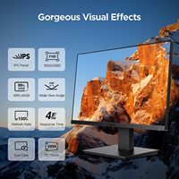 KOORUI prix d'usine VA moniteurs LCD avec ordinateur professionnel FHD 1080P 23.8 pouces, compatible FreeSync et G-Sync