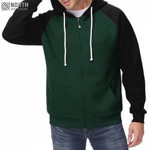 Sudadera con capucha de algodón 100% de alta calidad para hombre, ropa de calle de lana transpirable, jersey para invierno, logotipo bordado personalizado, venta al por mayor en blanco - Product Image 2