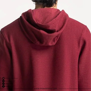 Sweat à capuche premium d'hiver surdimensionné et épais en molleton 100% coton, teinture unie, couleurs personnalisées, broderie, sérigraphie, poche - Product Image 6
