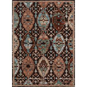 Mythos Gold <b>Boho</b> Hand Tufted Wool <b>Rug</b> Rectangular Medallion Pattern for Home Bed Room Entryway or Hallway-Tac-7083(Md) - Product Image 1