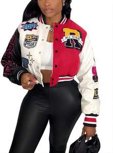 Chaquetas Varsity de Alta Gama con Logos Bordados en Chenille, Cuello Alto y Parches de Chenille - en SAMMY WEARS - Product Image 6