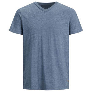 T-shirt pour homme en coton 100% en gros, manches courtes, col rond, coupe ajustée, streetwear décontracté, disponible en différentes couleurs - Product Image 1