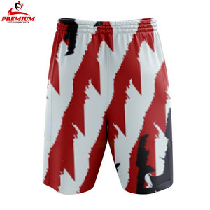 Pantalones Cortos Deportivos para Hombre con Bolsillos, Logotipo Personalizado, Bloques de Color, Malla de Poliéster, Pantalones Cortos de Baloncesto - Product Image 2