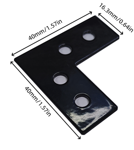 Soporte Triangular Metálico de Acero Personalizado ODM para Reparación de Muebles de Oficina, Hogar y Sala de Estar - Product Image 1