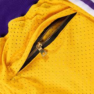 Shorts de basketball respirants imprimés avec nom et numéro de joueur personnalisés pour hommes Shorts de basketball durables de meilleure qualité de vente - Product Image 2