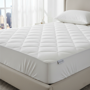 Protector de colchón de algodón de felpa hipoalergénico individual de grado de lujo impermeable y lavable a máquina para la higiene diaria del hogar - Product Image 3