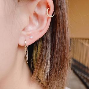 Pendientes de Plata de Ley 925 Chapados en Oro, Hechos a Mano, Estilo Bohemio, con Circonita, para Niños, Regalo de Boda y Fiesta - Product Image 4