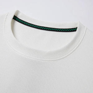 เสื้อยืดคอกลมแขนยาวสำหรับผู้ชายมาใหม่เสื้อแนวสตรีทสีพื้นเสื้อพลัสไซส์สำหรับผู้ชาย - Product Image 6