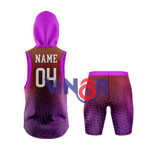 Uniformes de Fútbol Americano con Capucha 7v7, Nuevo Diseño de Sublimación, Uniformes 7 contra 7 Personalizados, 100% Poliéster - Product Image 6