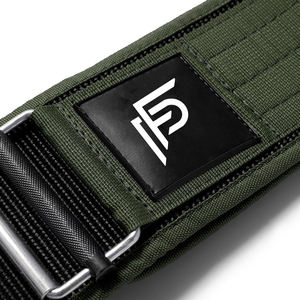 Ceinture de gymnastique vert armée Ceinture de levage en néoprène à soutien souple réglable avec fermeture à crochet et boucle Ceinture d'entraînement respirante Ceinture d'utilisation de gymnastique - Product Image 3