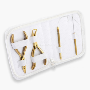 Kit d'outils d'extensions de cheveux professionnels outil de boucle de cheveux pince à micro perles conception ergonomique meilleure qualité - Product Image 1