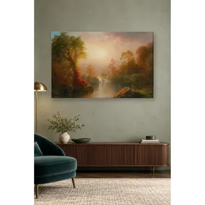 Impression sur toile Fida Frederic Church Misty Autumn River - Product Image 3
