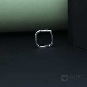 Anillo de corte de diamante Baguette moderno para mujer para Plata de Ley 925 para cada ocasión especial - Product Image 3