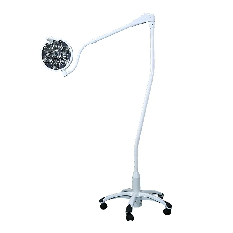 Mobile Medical Exam Light LED Lamp Floor Stand Type Surgical Examination Lamp 5-feet-stand manufacturer factory direct supply