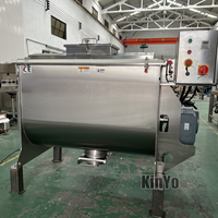 Mélangeur à ruban en acier inoxydable pour l'industrie alimentaire 500L pour café, matcha, détergent, poudre à laver