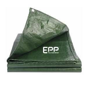 Lona de PE reforzada de alta resistencia Lona de polietileno Cubierta de carpa de dosel multiusos Sitios de construcción Cubierta de camión Lona de cubierta de remolque - Product Image 5