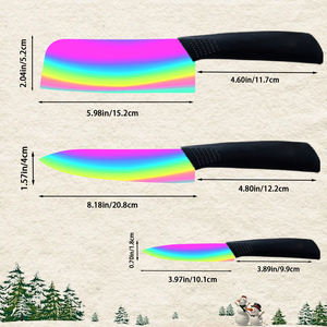 Couteaux de chef vierges en céramique, manche en plastique, ambidextres, compatibles lave-vaisselle, pour la cuisine domestique, vente en gros d'usine, qualité supérieure - Product Image 2