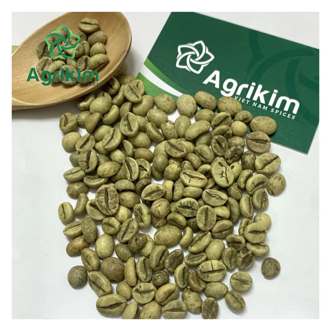 Vietnam coffee bean qualità Premium colore naturale nuovo raccolto esportazione diretta in fabbrica prezzo all'ingrosso etichettatura privata campione gratuito